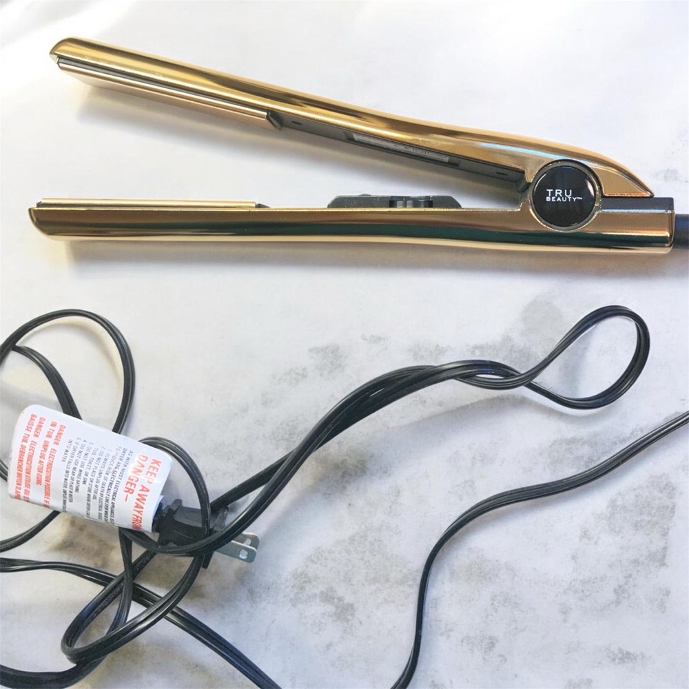 Tru Beauty Gold Hair Straightener